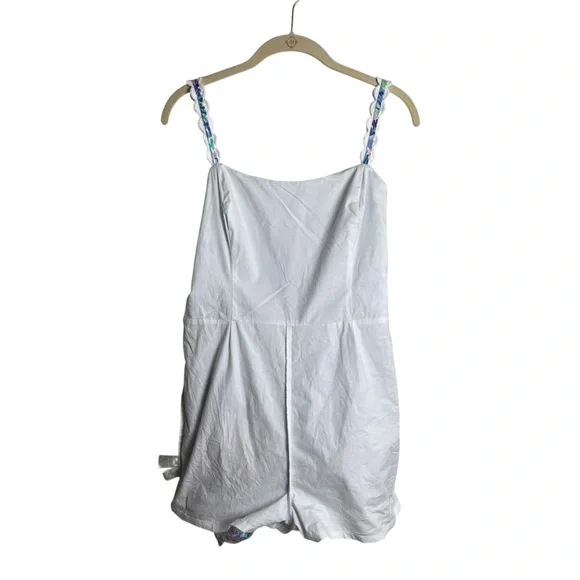 Lilly Pulitzer Jesse Romper in Multi Shell of a Party Size 8 - Picture 10 of 14